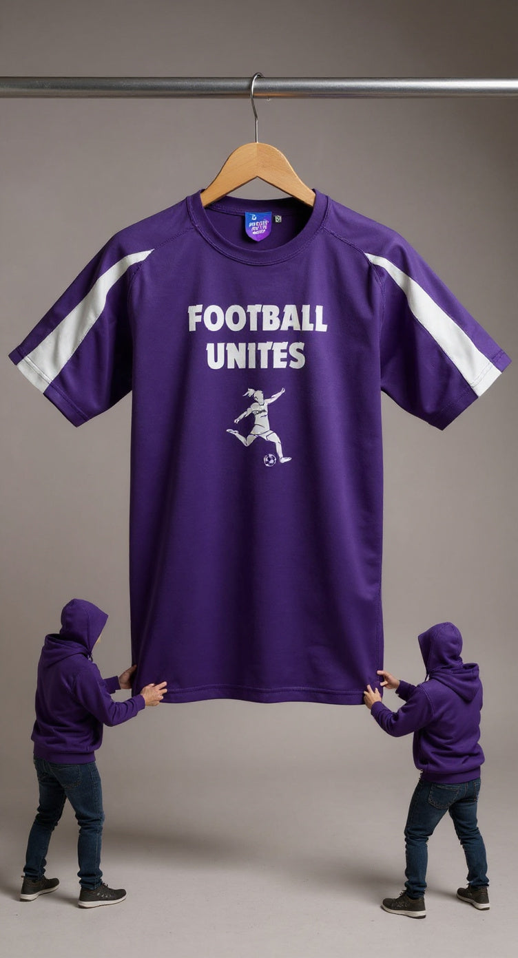 Football Unites Purple Training Top with optional Lioness
