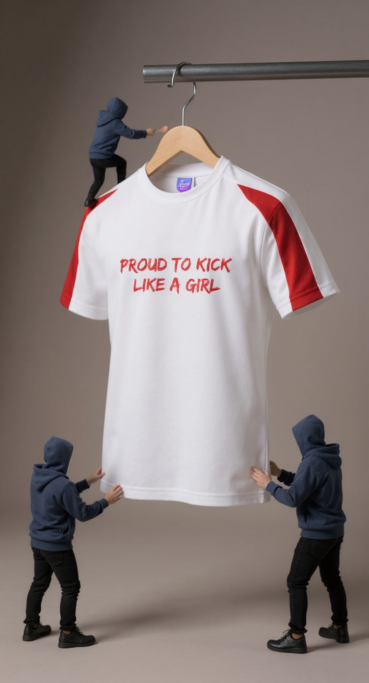 Training Tops for Girls - Proud To Kick Like A Girl