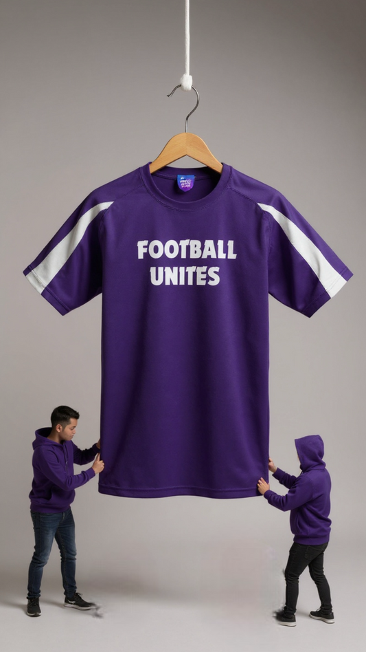 Football Unites Purple Training Top with optional Lioness