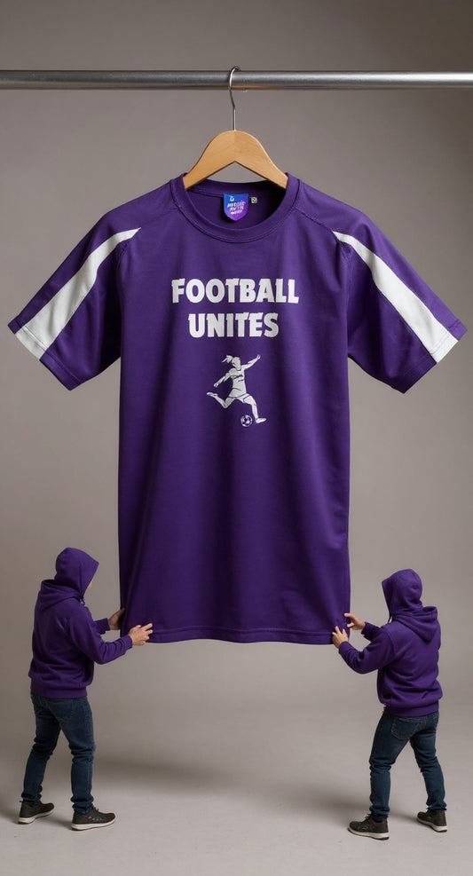 Football Unites Purple Training Top with optional Lioness