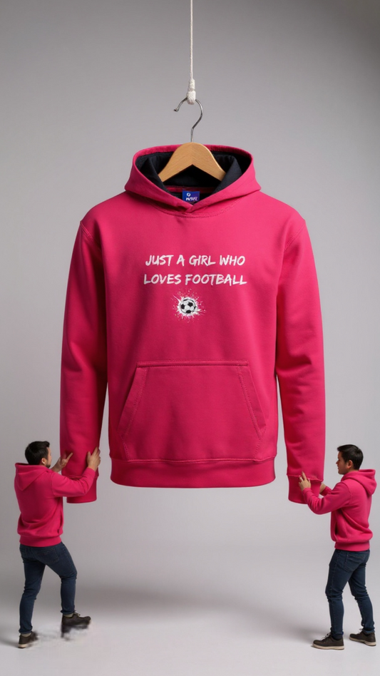 Just a Girl Who Loves Football – Hoodie